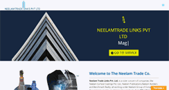 Desktop Screenshot of neelamtrade.com